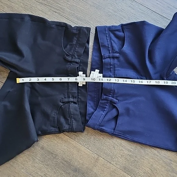 J.Crew Gigi Slim Ankle Pants Bundle Size 4 Black & Navy - Picture 11 of 11